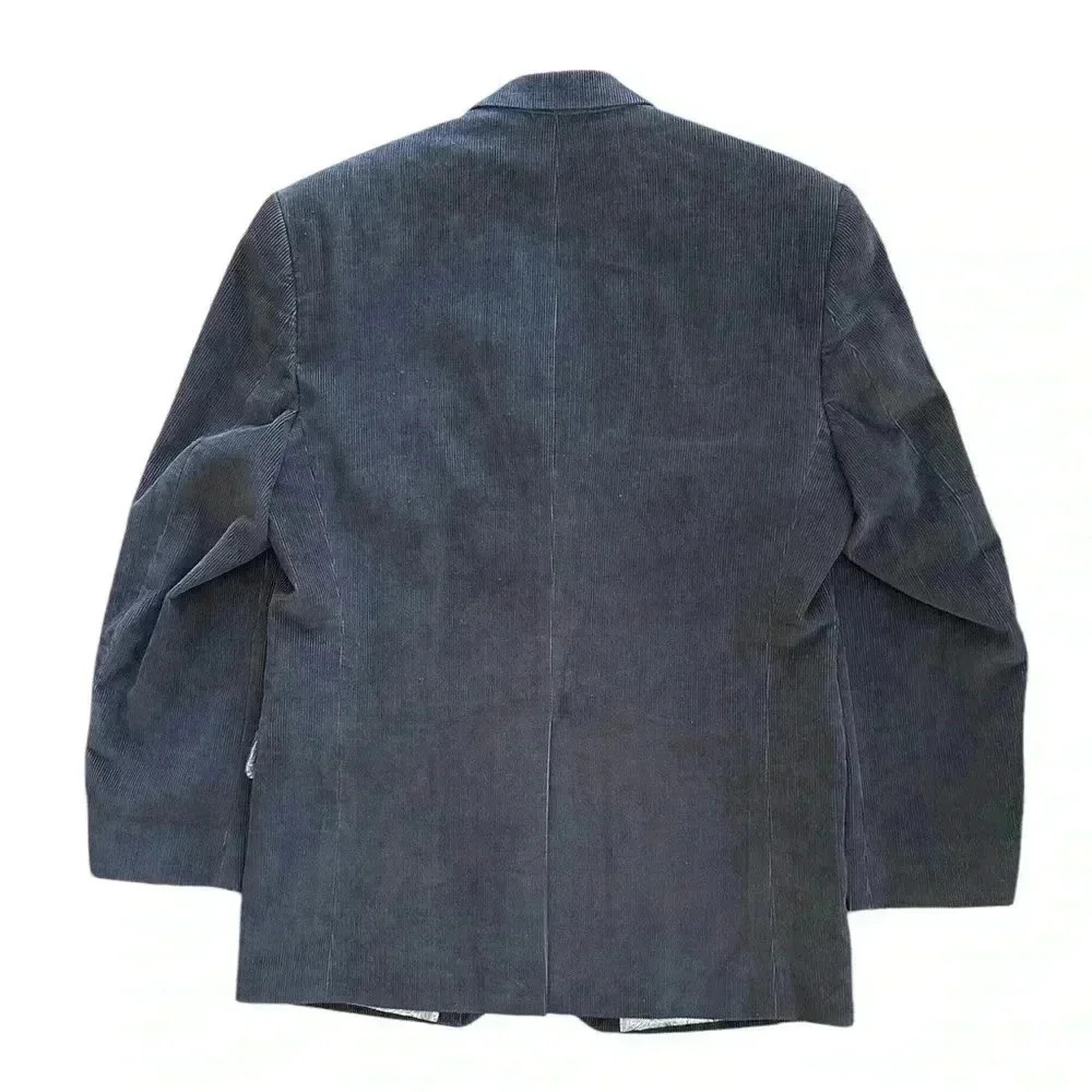 CHAPS By Ralph Lauren Corduroy Blazer Sports Coat Brown Size 38R Academia Office - Picture 5 of 7